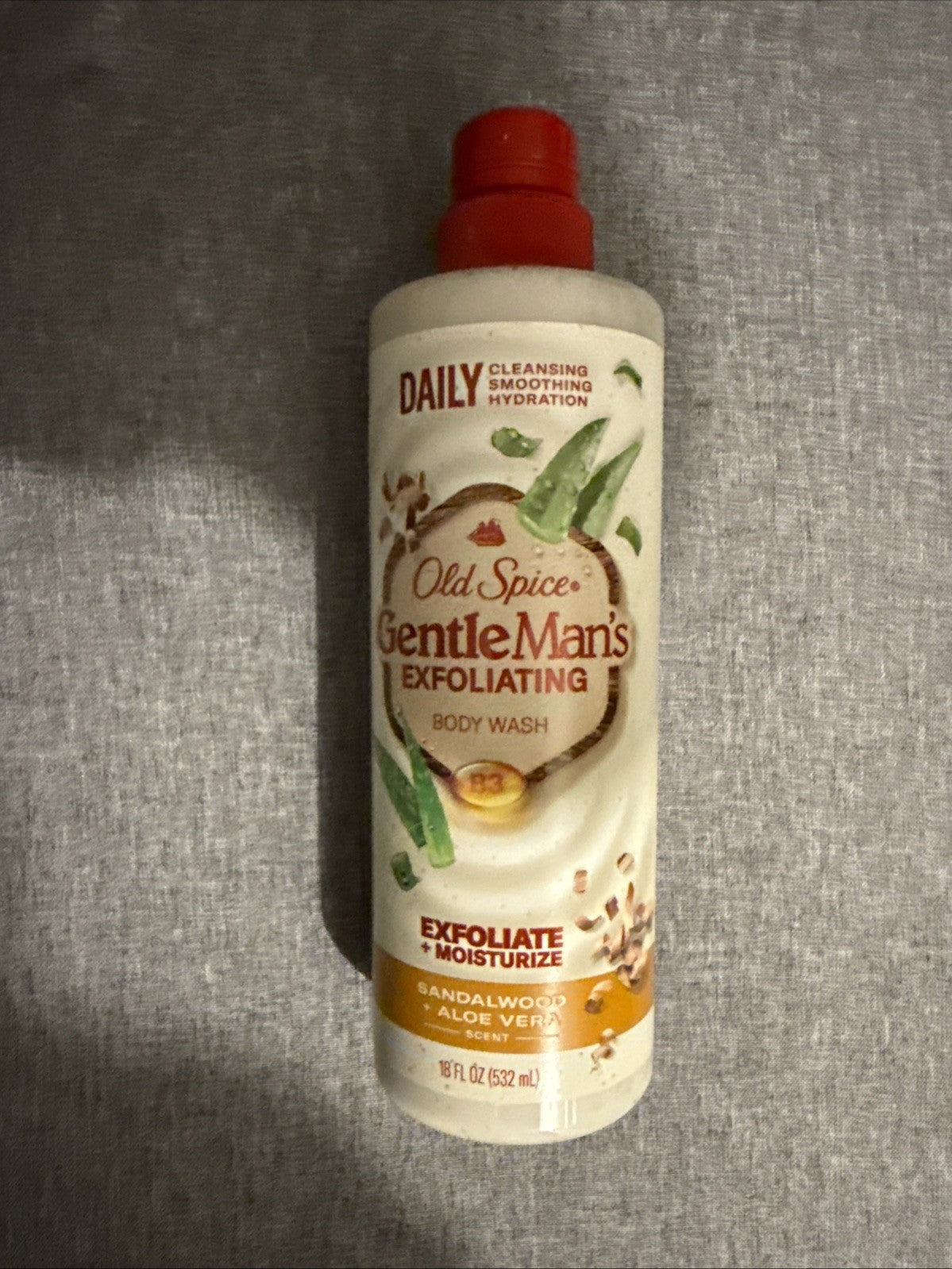 Old Spice Gentleman's Blend Exfoliating Men's Body Wash, Cocoa Butter, 18 fl oz