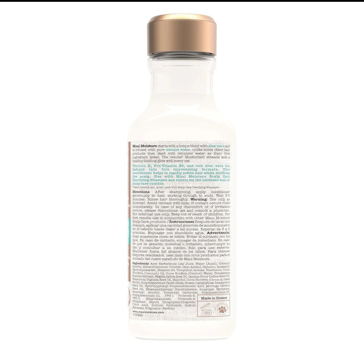 Maui Moisture Scalp Care Rejuvenating Conditioner, Soothing Curly Hair... 