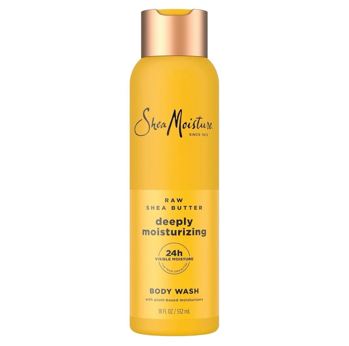 SheaMoisture Raw Shea Butter Body Wash, Deep Moisture, 18 oz