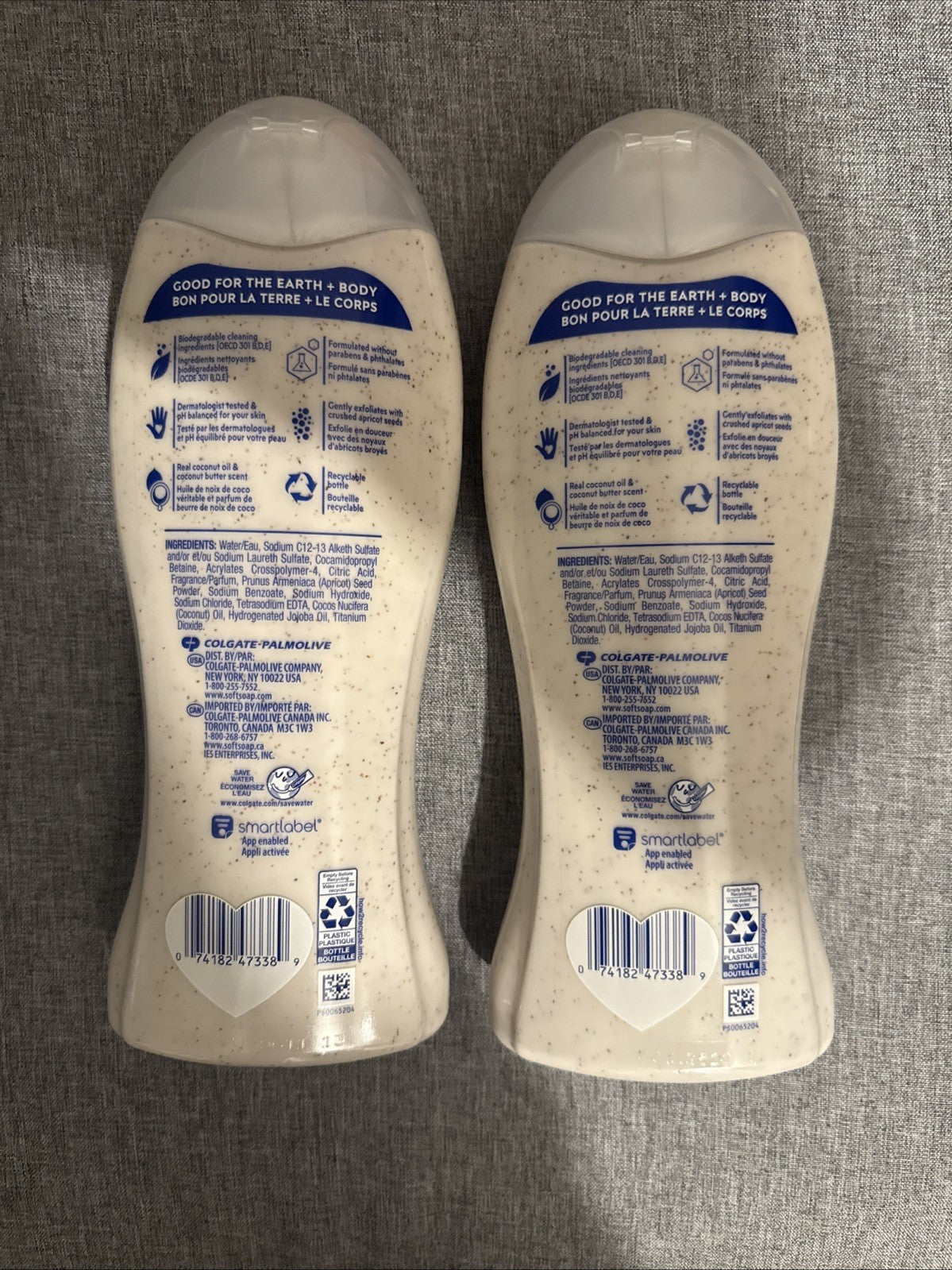 Softsoap Body Exfoliating Scrub & Softsoap Creamy Moisture Body Wash 20 Fl Oz