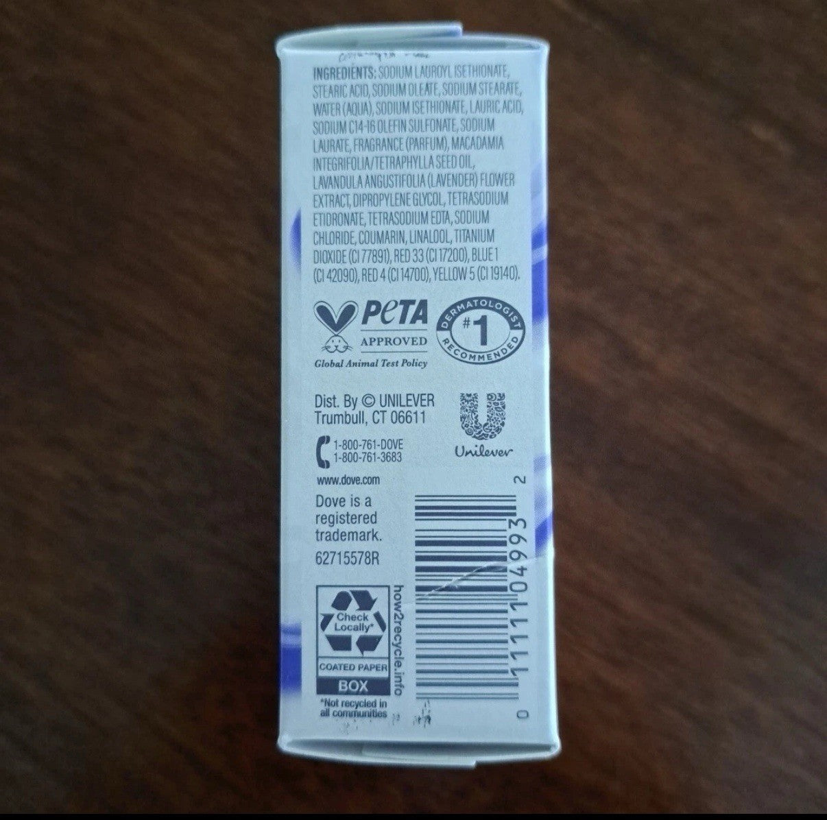 Dove 2pc Lot Macadamia Milk & Willow Lavender Plant Milk Cleansing Bars 5oz (x2)