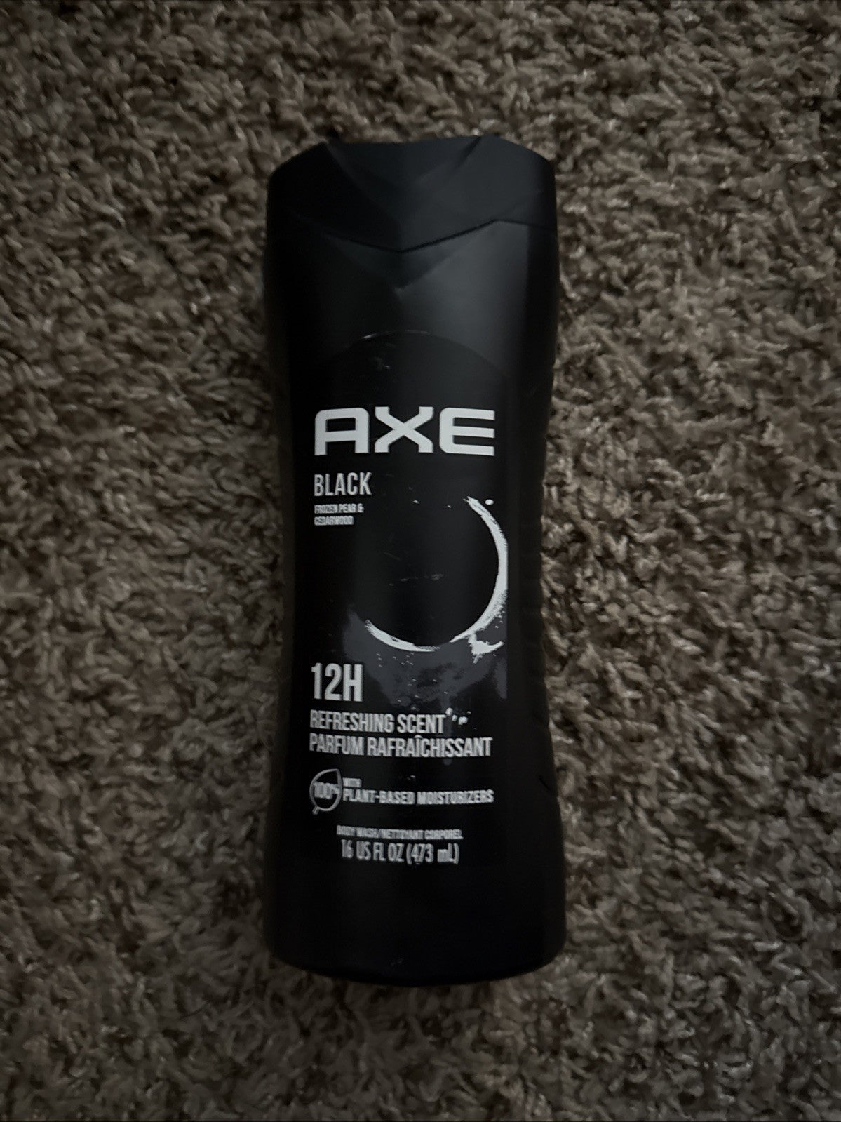 Axe Black Refreshing Daily Use Men's Body Wash, Frozen Pear & Cedarwood, 16 oz