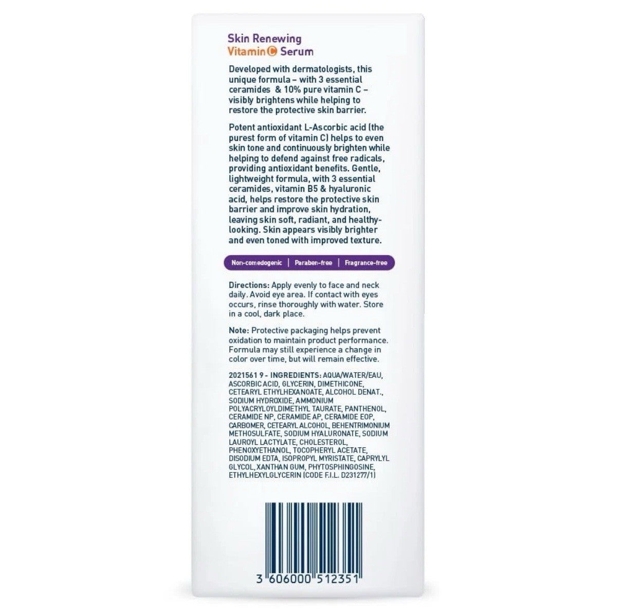 CeraVe Skin Renewing Vitamin C Serum with Hyaluronic Acid 1 FL OZ (30 ml)