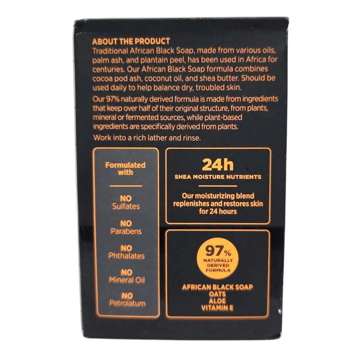 Shea Moisture African Black Bar Soap - 8 oz